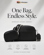 Large Capacity Faux Leather Crossbody Shoulder Bag for Women – Everyday Messenger Purse