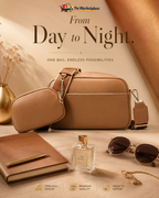 Large Capacity Faux Leather Crossbody Shoulder Bag for Women – Everyday Messenger Purse