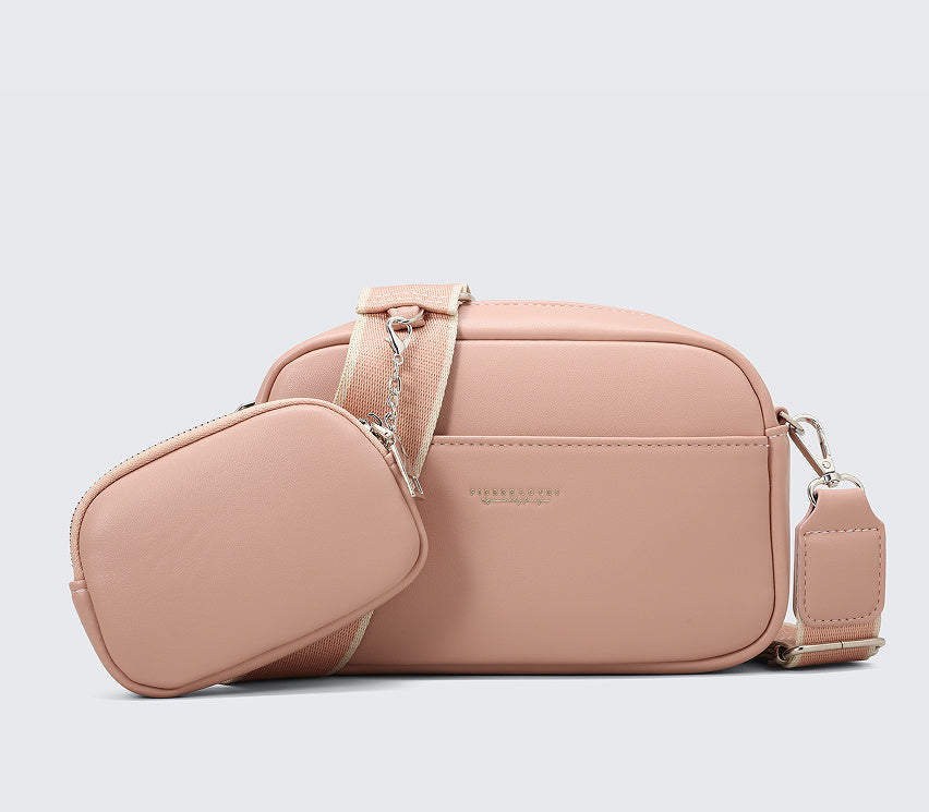 Large Capacity Faux Leather Crossbody Shoulder Bag for Women – Everyday Messenger Purse