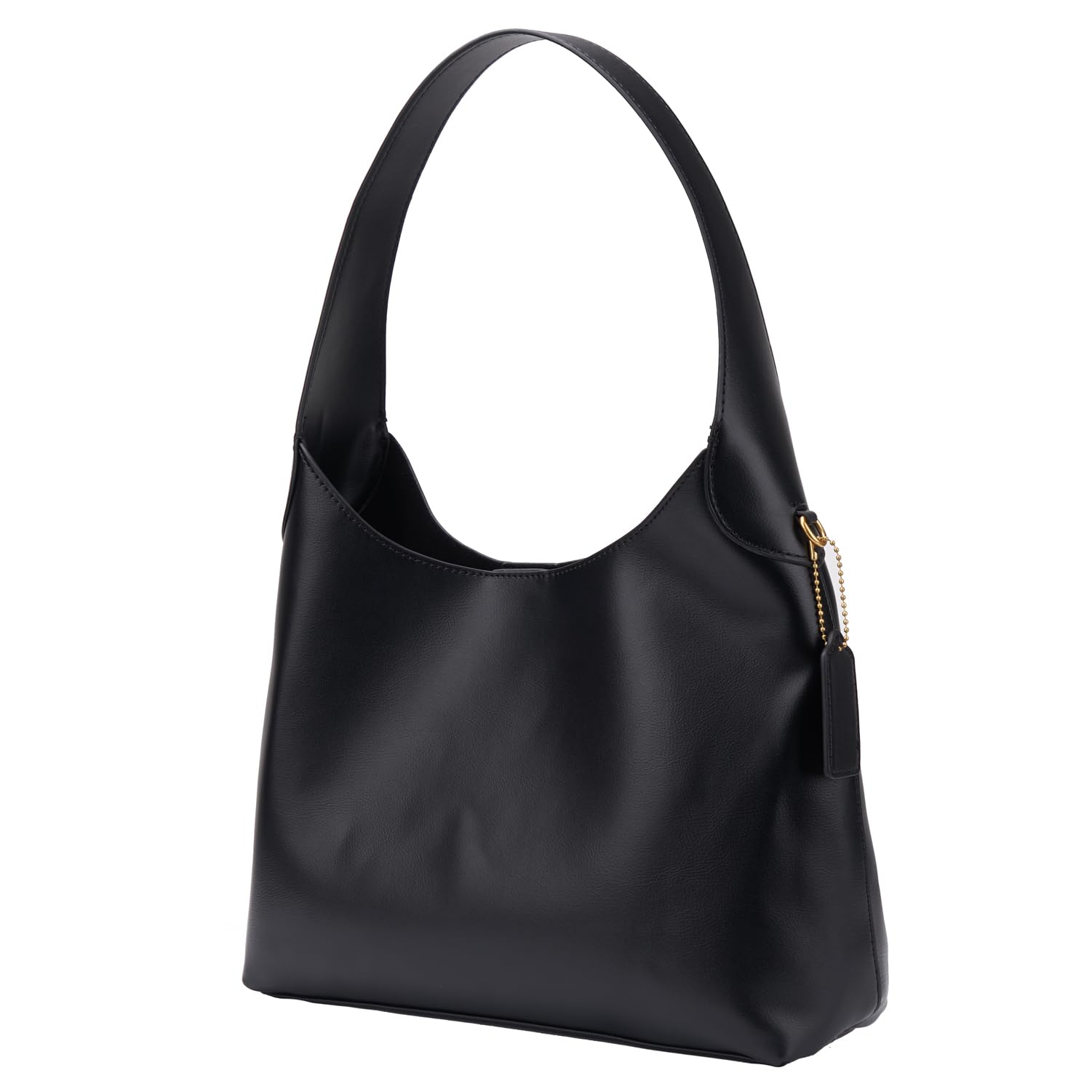 Women’s Black Faux Leather Shoulder Bag