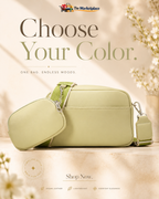 Large Capacity Faux Leather Crossbody Shoulder Bag for Women – Everyday Messenger Purse