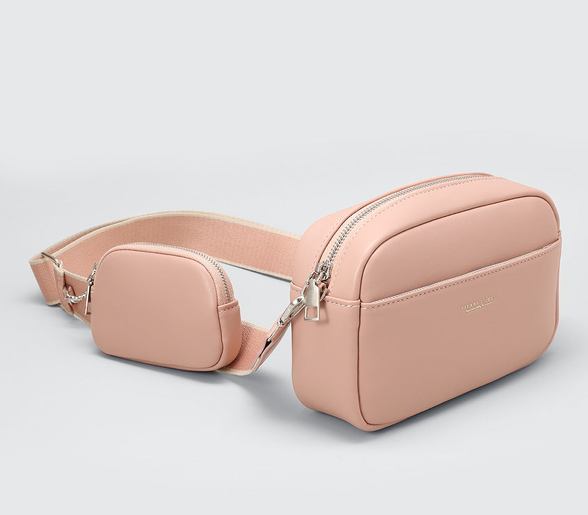 Large Capacity Faux Leather Crossbody Shoulder Bag for Women – Everyday Messenger Purse