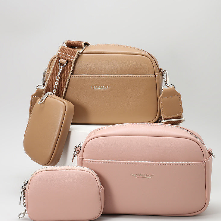 Large Capacity Faux Leather Crossbody Shoulder Bag for Women – Everyday Messenger Purse