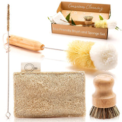 Bamboo Dish Brush Set